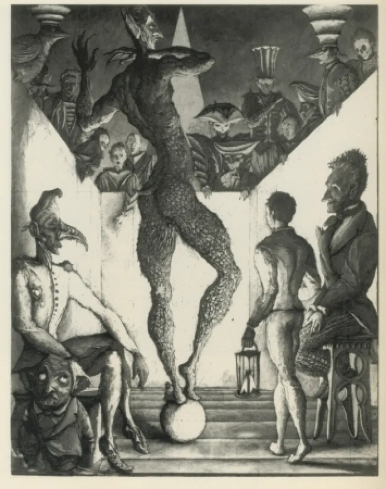 Ets En Aquatint Desmazières - La Danse du Diable