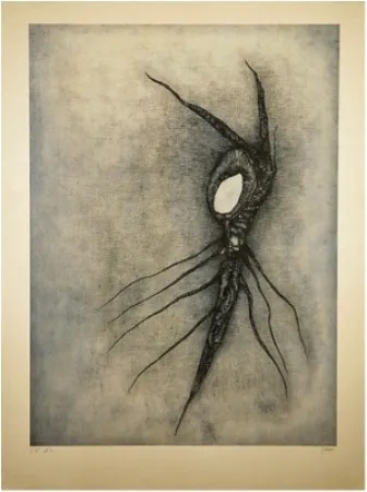 Lithografie Deux - La Vingtième racine cosmique