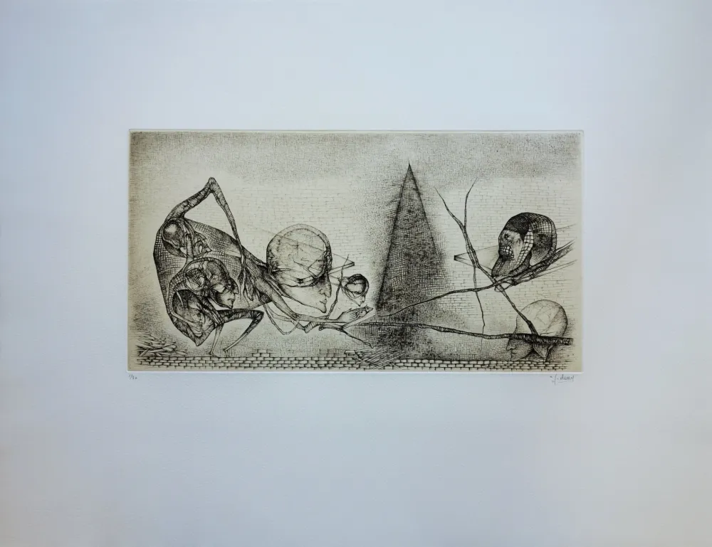 Gravure Deux - Les croyants