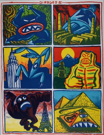 Lithografie Di Rosa - Dirogeo 85