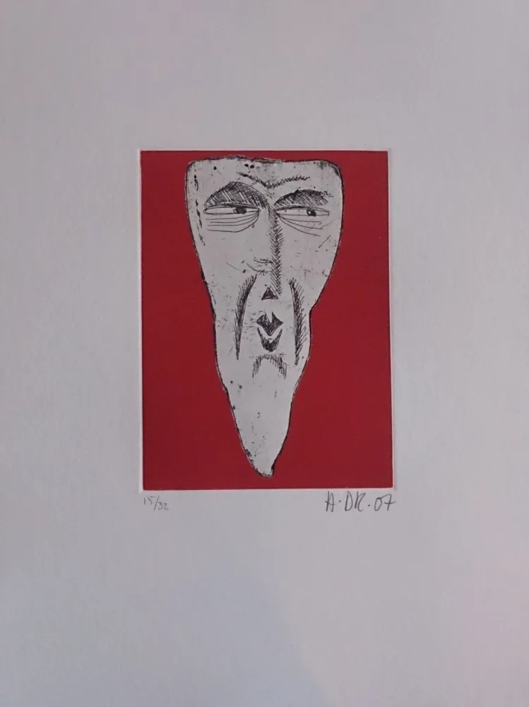 Gravure Di Rosa - Les 32 dents