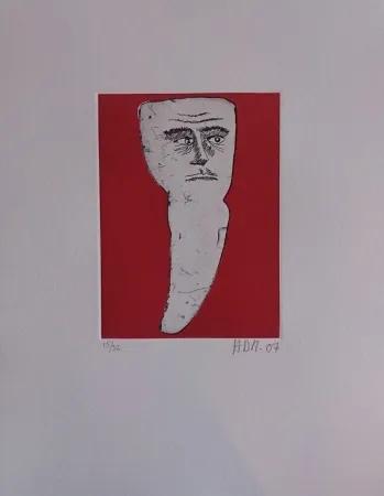 Gravure Di Rosa - Les 32 dents