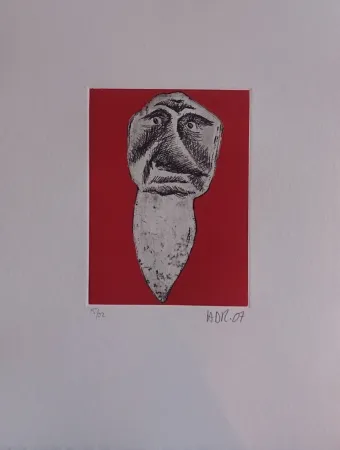 Gravure Di Rosa - Les 32 dents