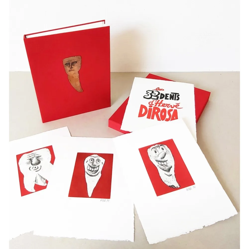 Geïllustreerd Boek Di Rosa - Les 32 dents d'Hervé Di Rosa