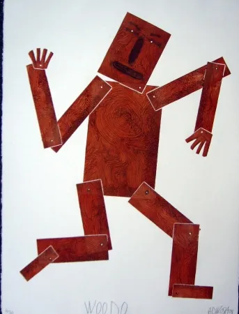 Ets En Aquatint Di Rosa - Woodo