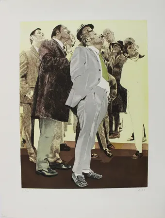 Ets En Aquatint Diehl - Beobachtung