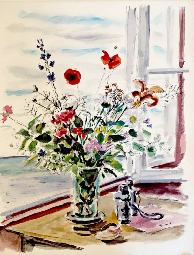 Lithografie Dignimont - Fleurs des champs