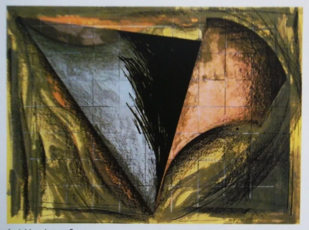 Lithografie Dill - Aerial Landscape 2