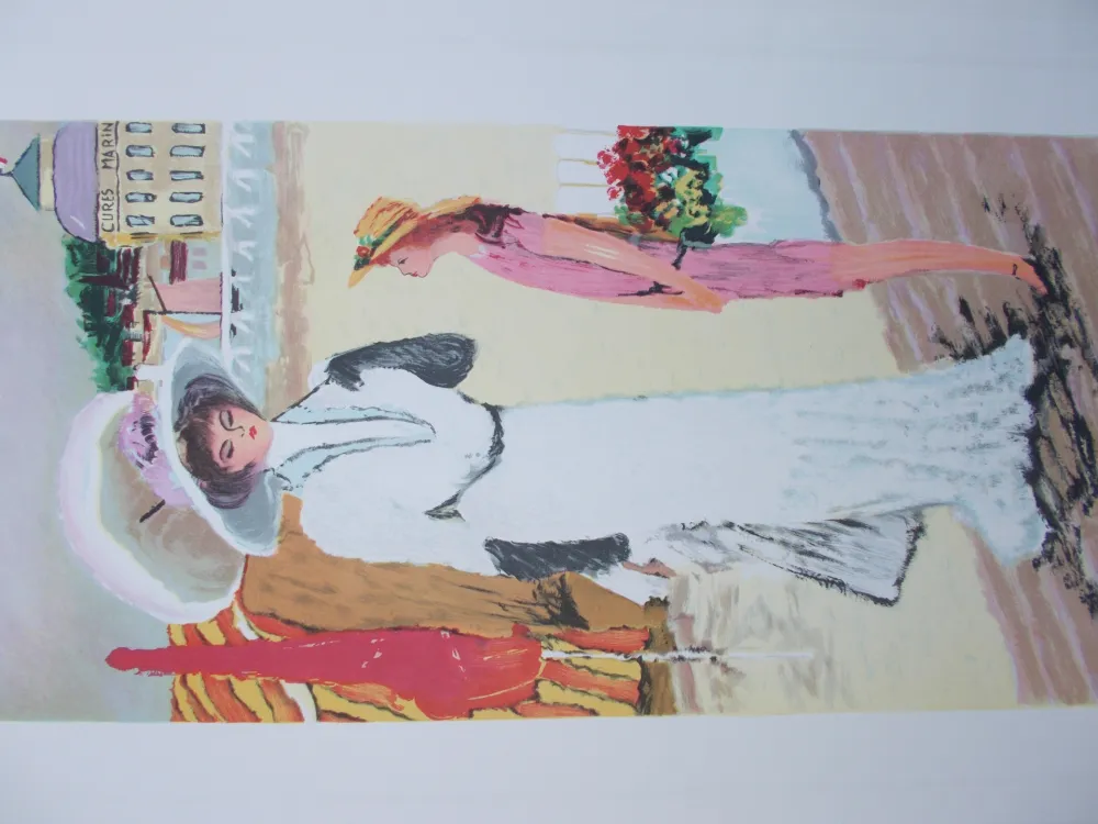 Lithografie Dilley - La cure marine