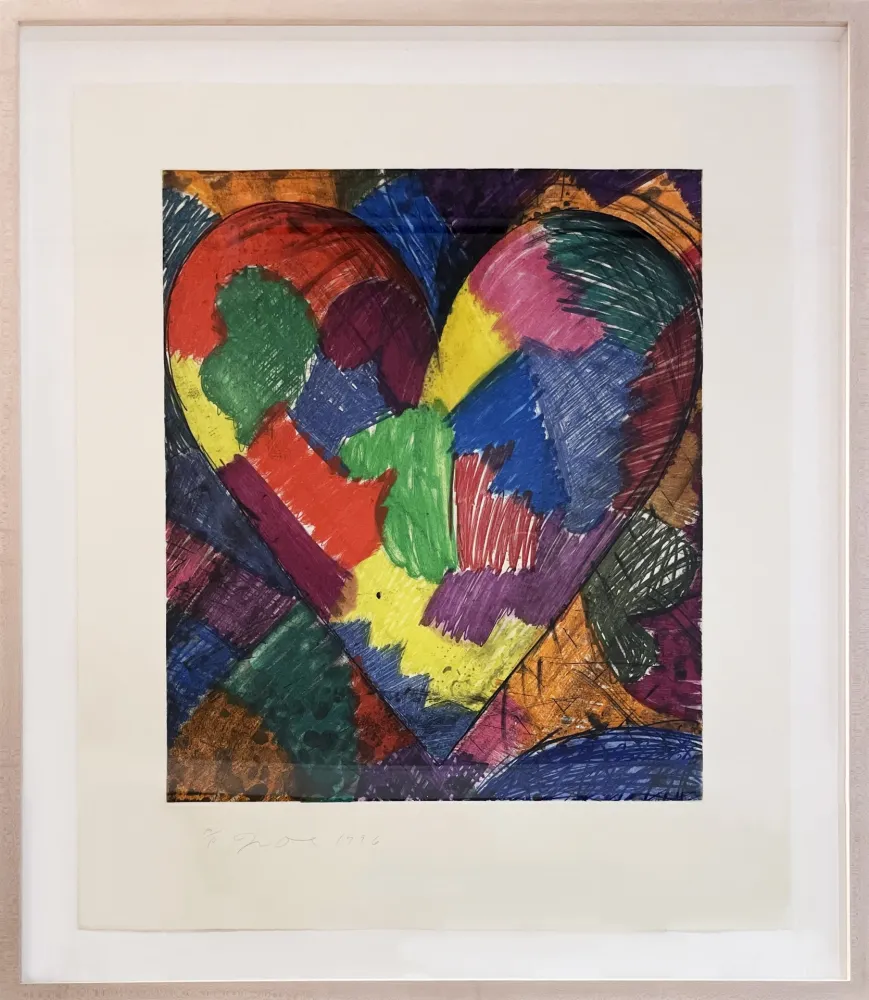 Ets En Aquatint Dine - A Beautiful Heart (Carpenter 111)