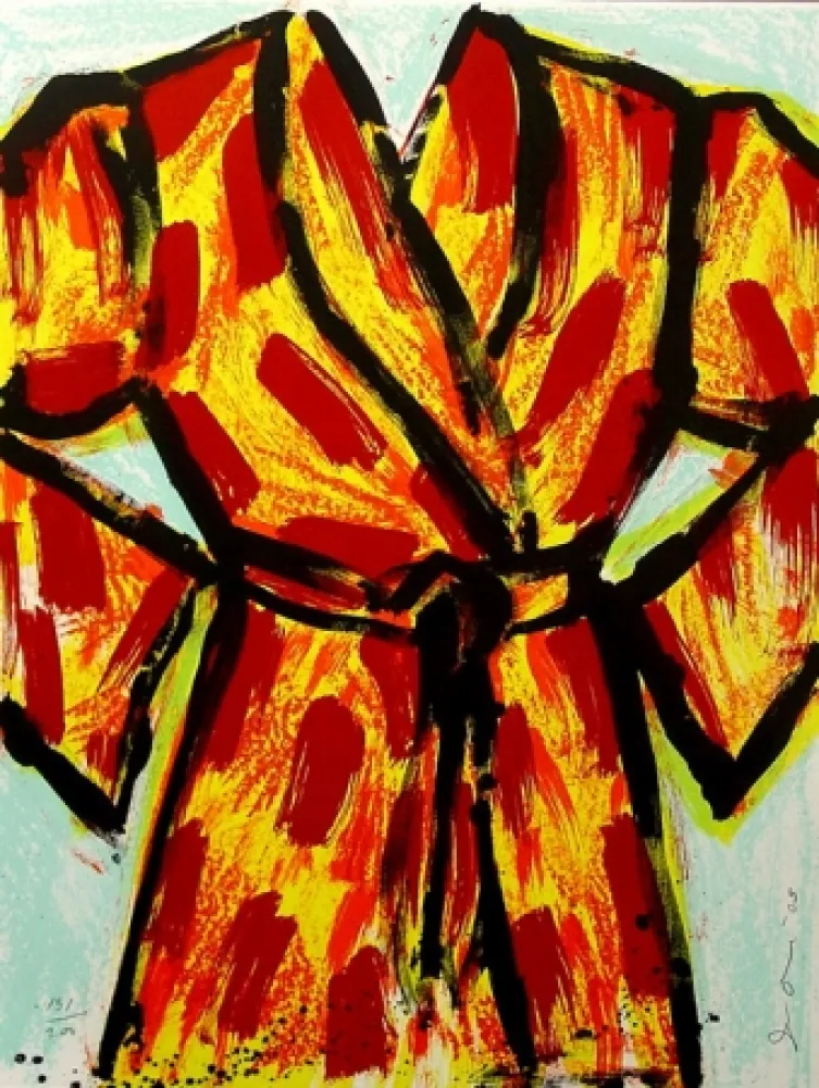 Lithografie Dine - Black Ink Robe