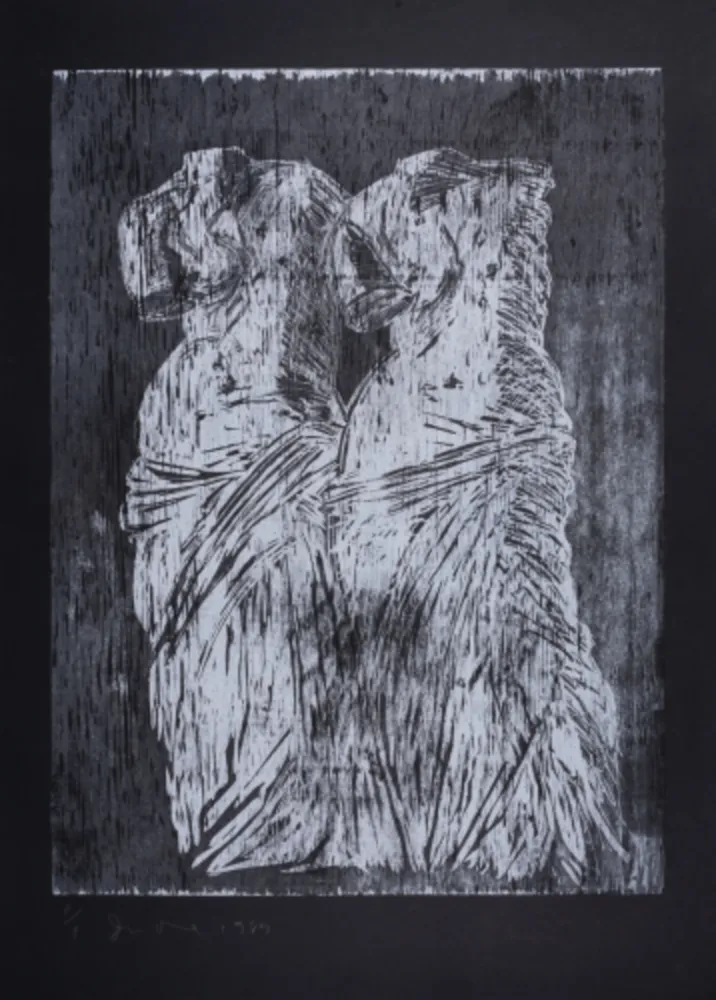 Houtsnede Dine - Double Venus Woodcut II