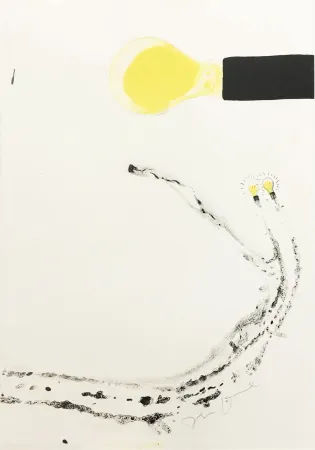 Lithografie Dine - Hose Lamp