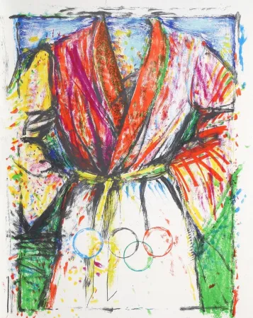 Lithografie Dine - Olympic Robe