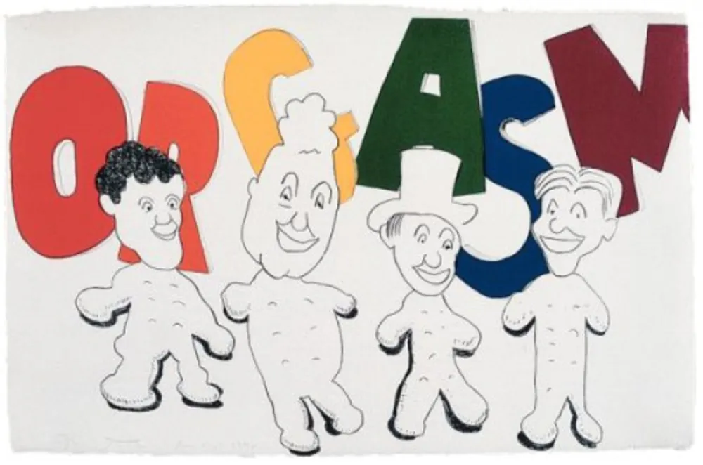 Lithografie Dine - Orgasm