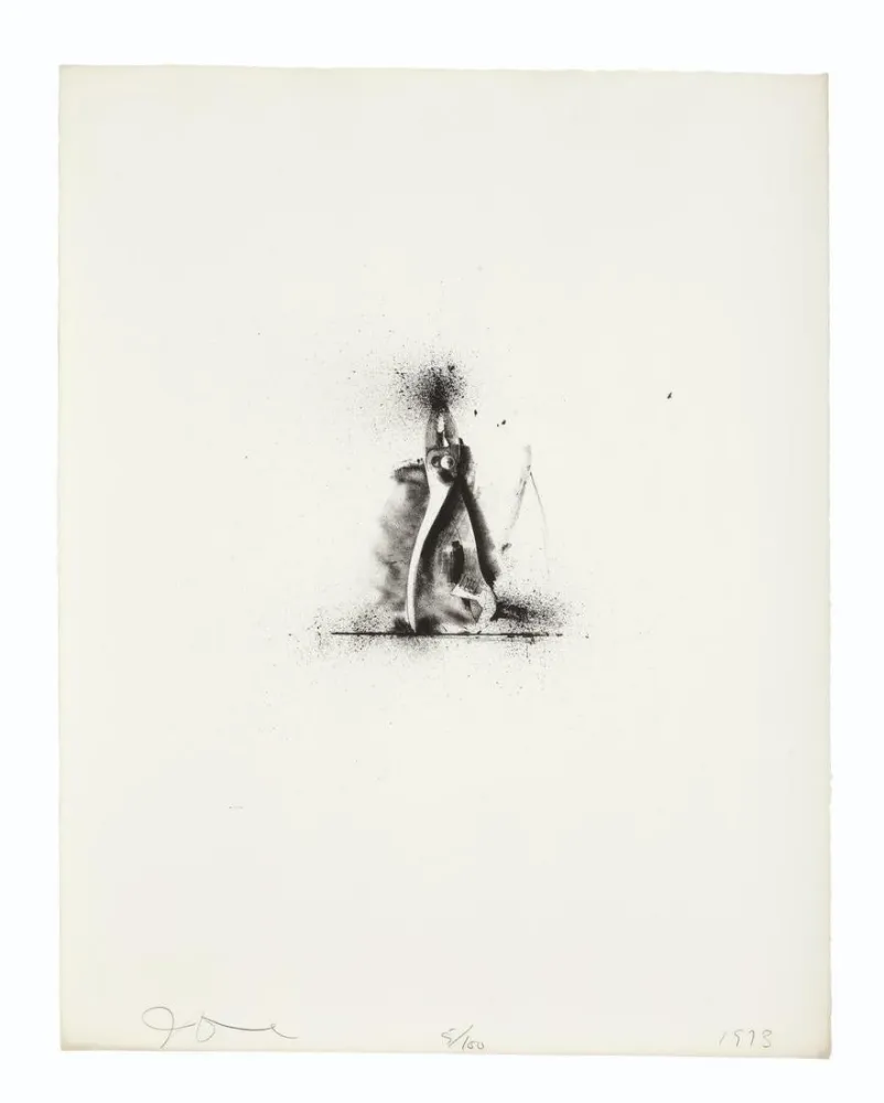 Lithografie Dine - Pliers and Adjustable Wrench