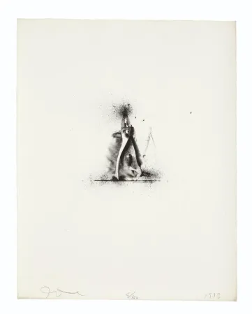 Lithografie Dine - Pliers and Adjustable Wrench