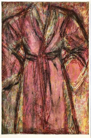 Houtsnede Dine - Rosy Robe