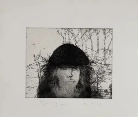 Ets Dine - Self portrait in a Flat Cap