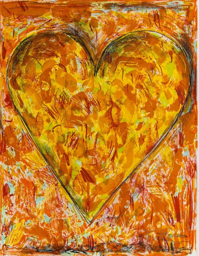 Lithografie Dine - Sunflower
