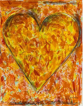 Lithografie Dine - Sunflower