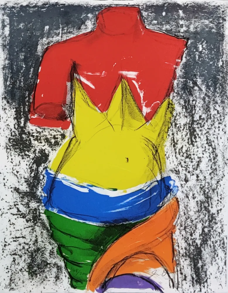 Lithografie Dine - THE BATHER