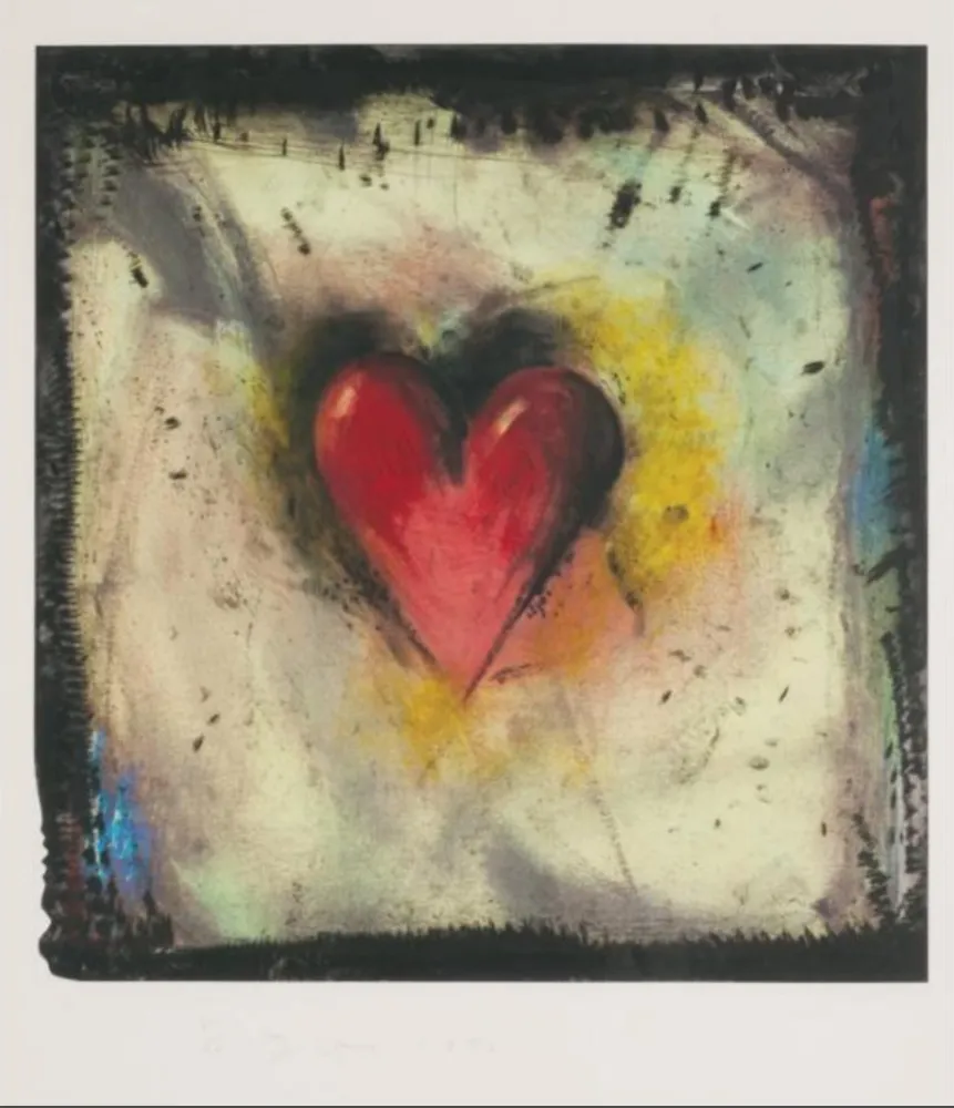 Ets En Aquatint Dine - The Hand-Colored Viennese Heart IV