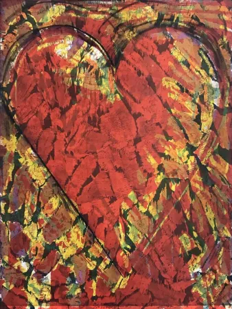 Houtsnede Dine - The New Building