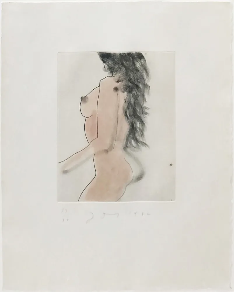 Ets En Aquatint Dine - UNTITLED (FROM EIGHT LITTLE NUDES)