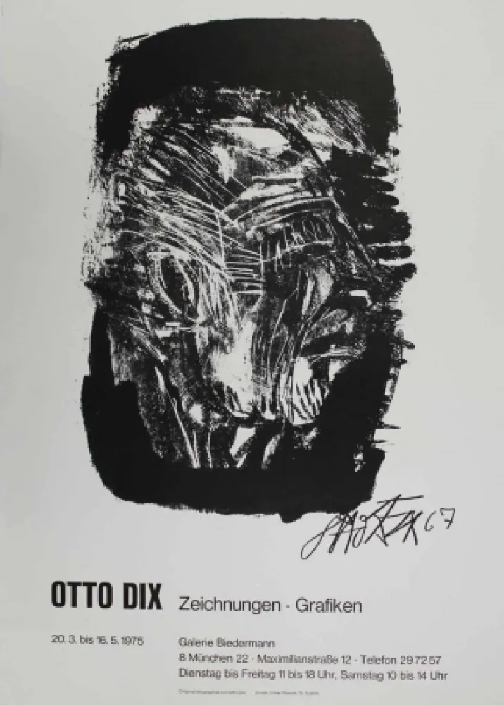 Lithografie Dix - Otto Dix Zeichnungen - Grafiken