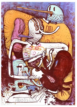 Lithografie Dizac - Sans titre 1