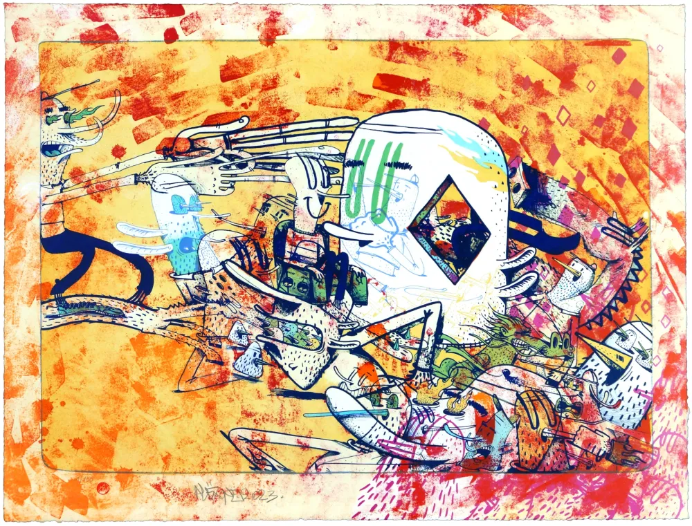 Lithografie Dizac - Sans titre