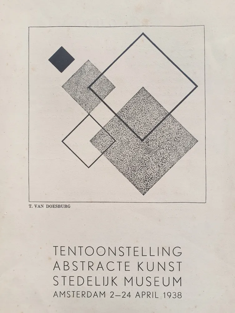 Geïllustreerd Boek Doesburg - Tentoonstelling Abstracte Kunst (Exhibition Abstract Art)