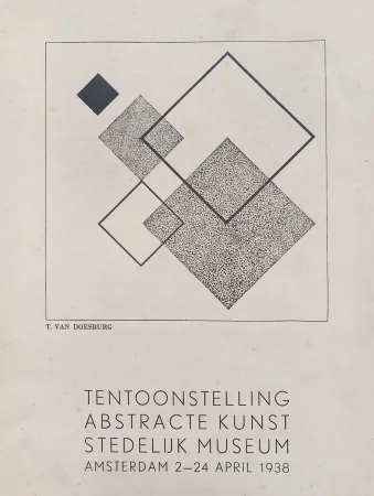 Geïllustreerd Boek Doesburg - Tentoonstelling Abstracte Kunst (Exhibition Abstract Art)