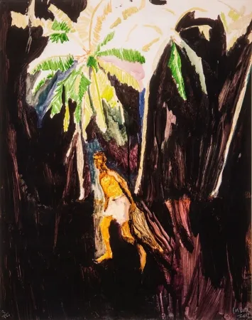 Lithografie Doig - Fisherman