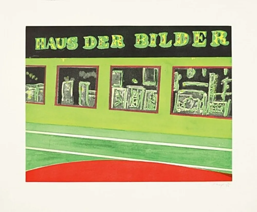 Ets En Aquatint Doig - Haus der Bilder, Blatt 4 der Serie 