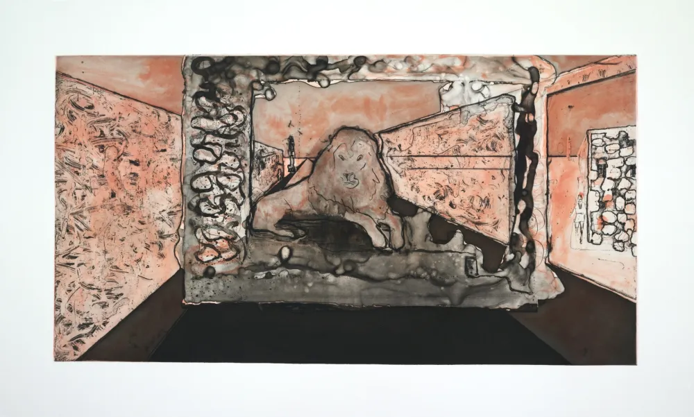 Geen Techniek Doig - Lion on the Road