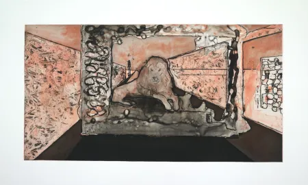 Geen Techniek Doig - Lion on the Road