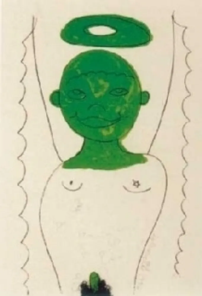 Lithografie Dokoupil - Angelito