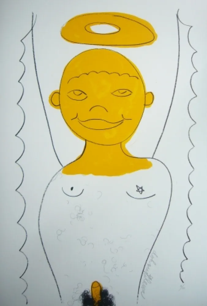 Lithografie Dokoupil - Petit ange 3