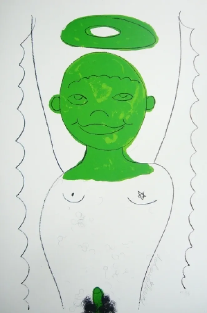 Lithografie Dokoupil - Petit ange 4