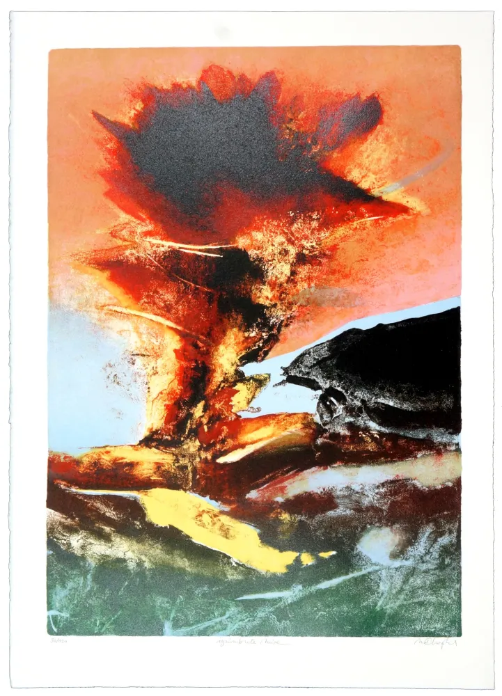 Lithografie Dolma - Ignimbrite Noire