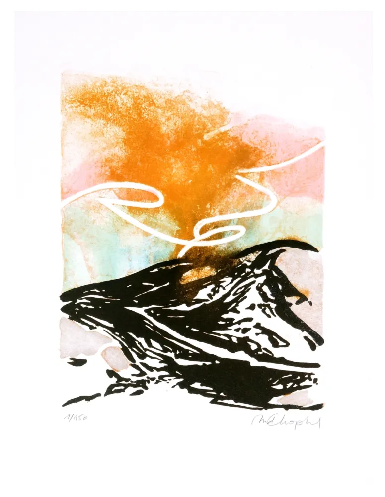 Lithografie Dolma - Pink Tephra