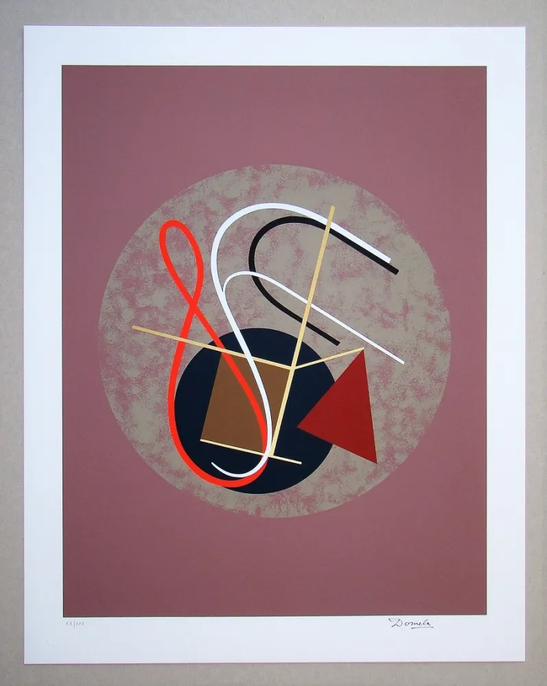 Zeefdruk Domela - Senza Titolo