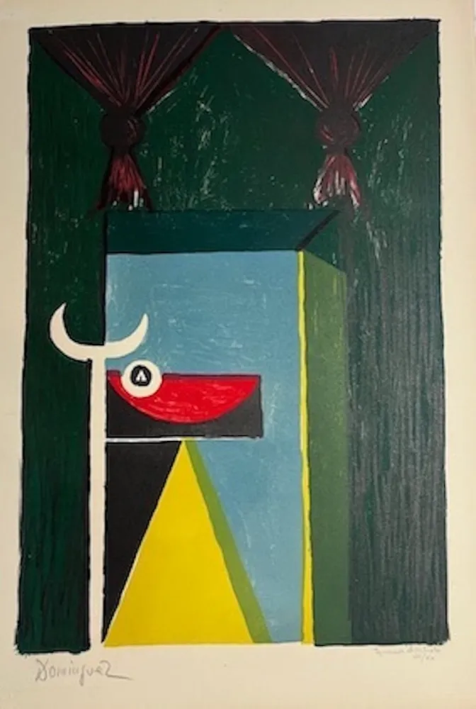 Lithografie Dominguez - Tauromachie