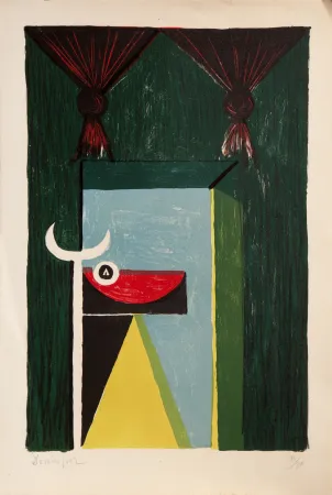 Lithografie Dominguez - Tauromachie