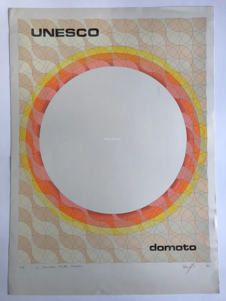 Lithografie Domoto - Peace