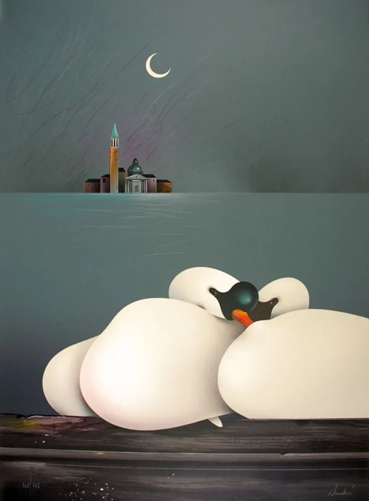 Lithografie Donadini - Lune de miel