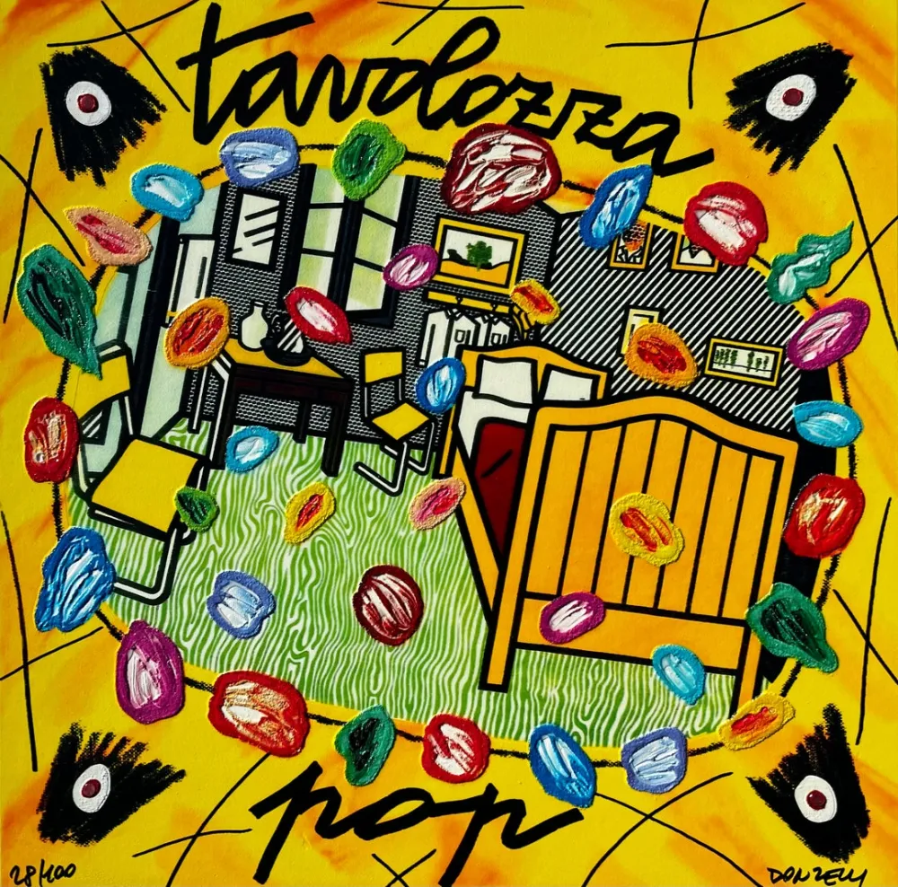 Zeefdruk Donzelli - Tavolozza pop