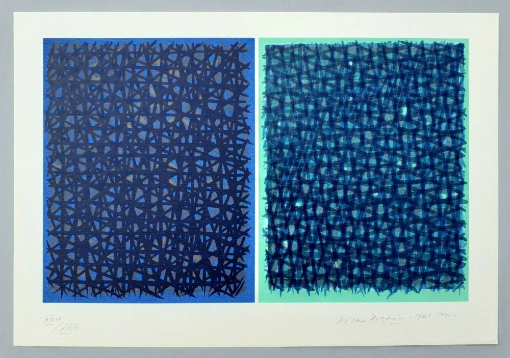 Zeefdruk Dorazio - A verde B blu